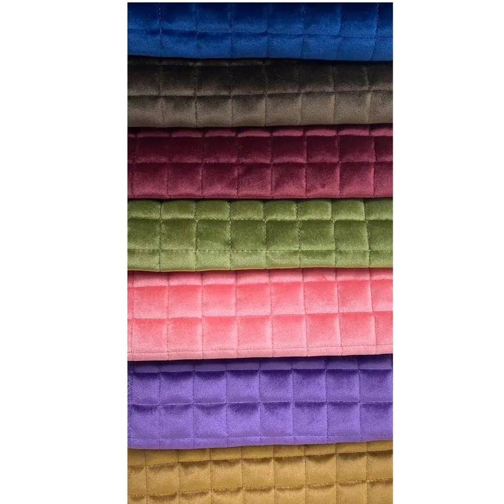 JL21400--High Quality Classic Soft 100% Polyester Holland Velvet Embroidery Fabric For Sofa