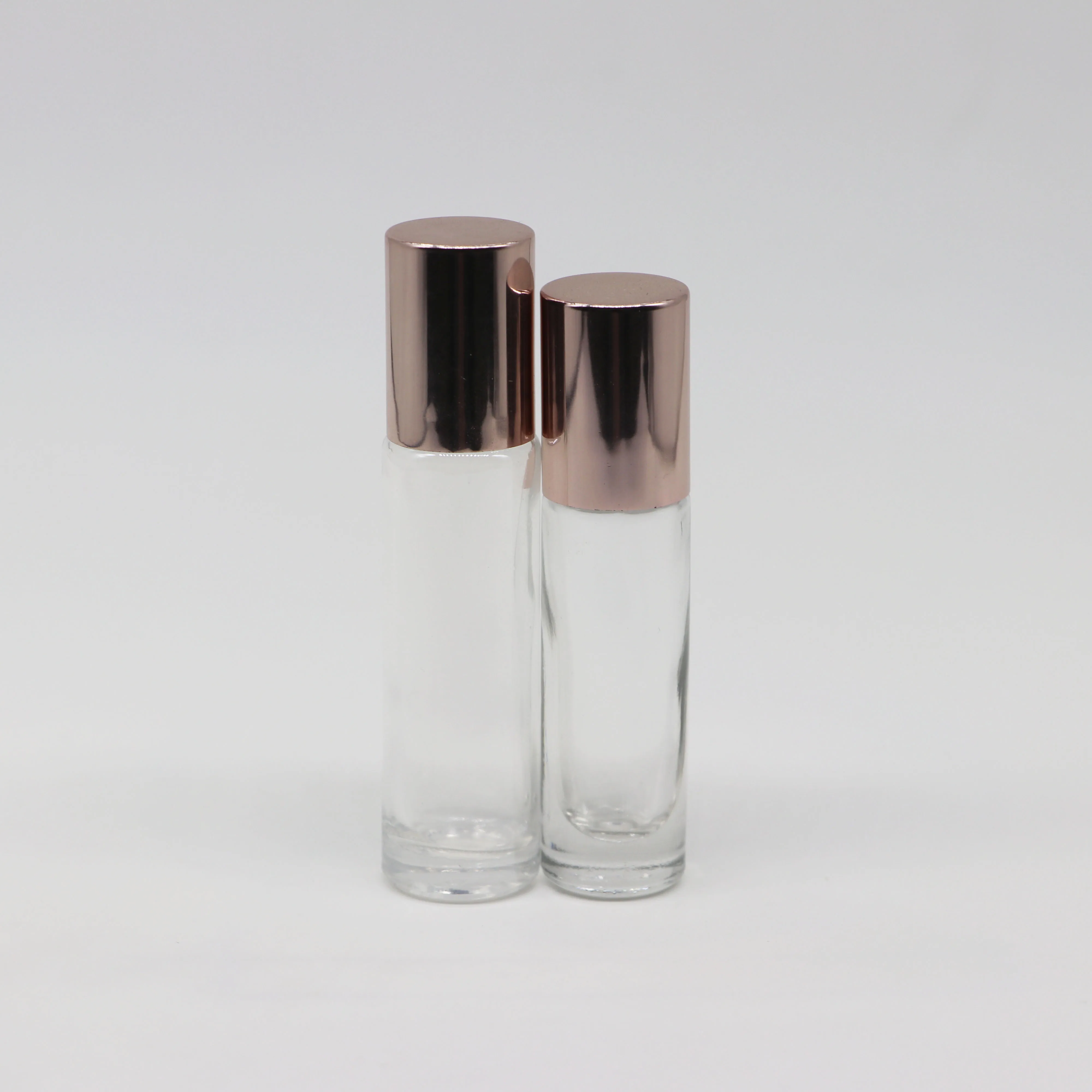 10ml 5ml Amber Glass Bottle Roll-on Bottles Small Lip Gloss Tube Roller Set Perfume Frosted Wholesale Roll Ball Bottle