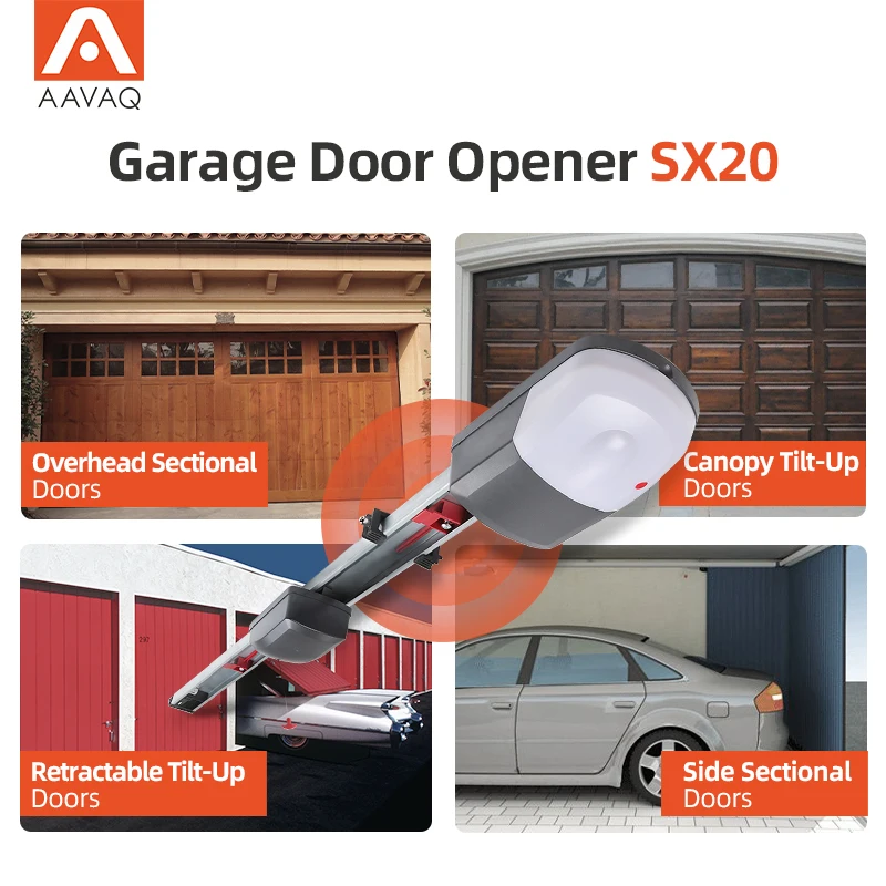 AAVAQ SX20 Light Industrial Door Electric Automated Garage Door Opener for Tilt up Garage Door
