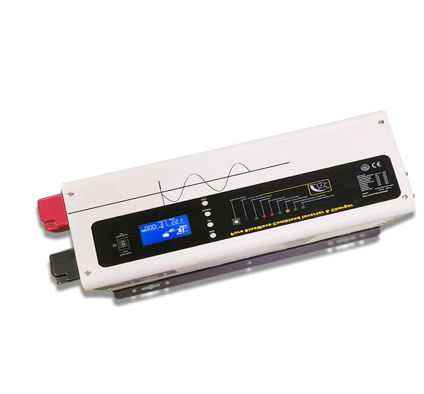 HET Factory Low Frequency Off Grid Pure Sine Wave 1kw 3kw 6kw Solar Inverter 24v 48v Single Phase Split Phase