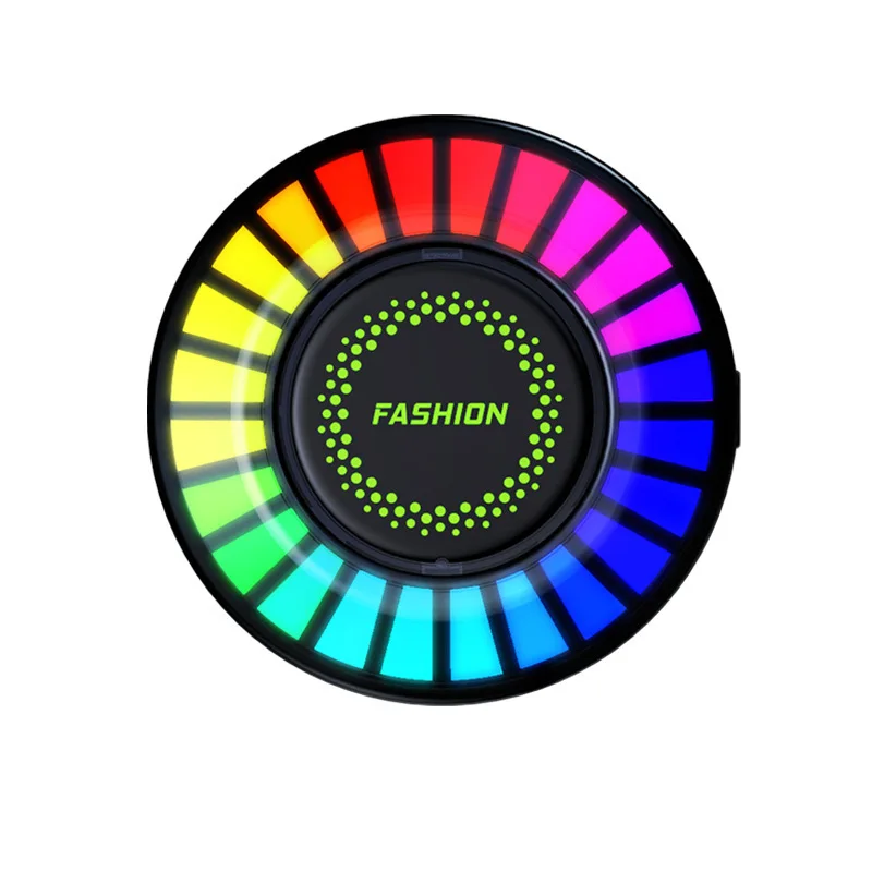 24 LED Light  Sound Control Voice Rhythm Ambient Pickup Lamp For Car Diffuser Vent Clip Air Fresheners Fragrance APP Control