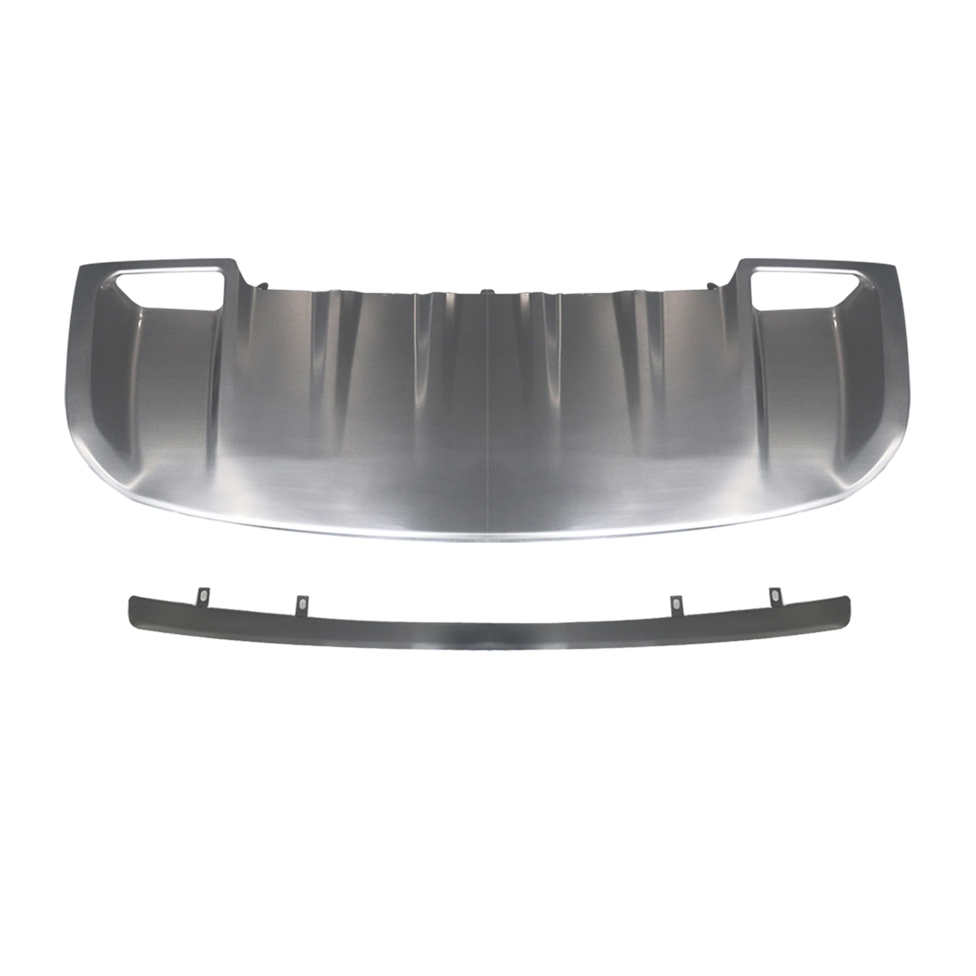 High Quality 304 Stainless steel front and rear Skid plate For Porsche Cayenne 2015+ Bumper Plate Car accessories