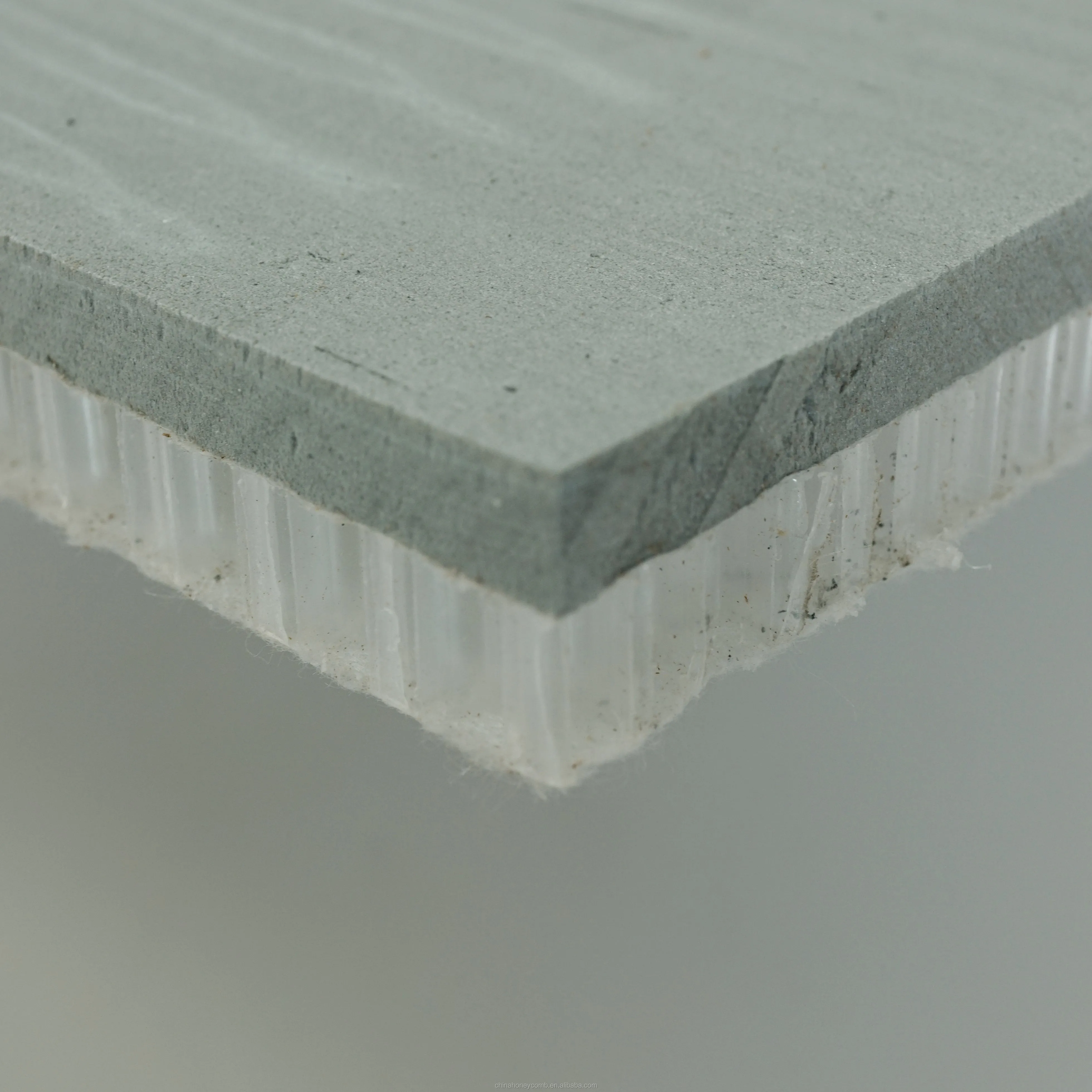 Sound reducing acoustic floor panels with honeycomb PP material core flooring underlay