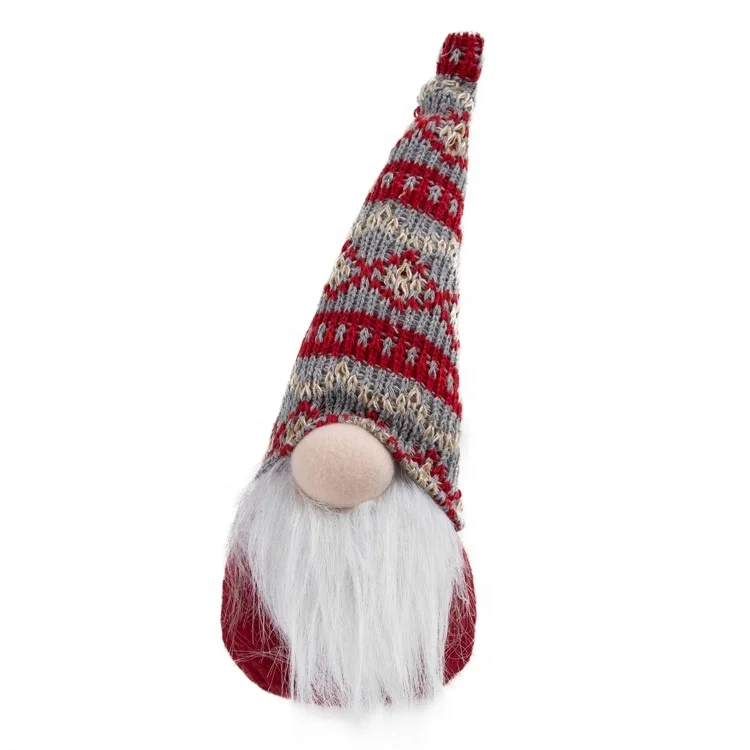12 inch beard nordic tomte scandinavian santa swedish plush christmas gnome for holiday table ornament decoration