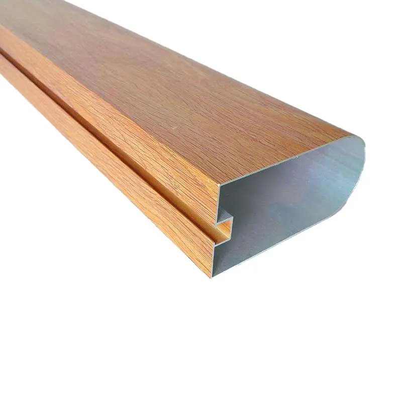 Cheap Factory Price Hollow Finished High Quality Aluminum Profile Wood Grain Finish