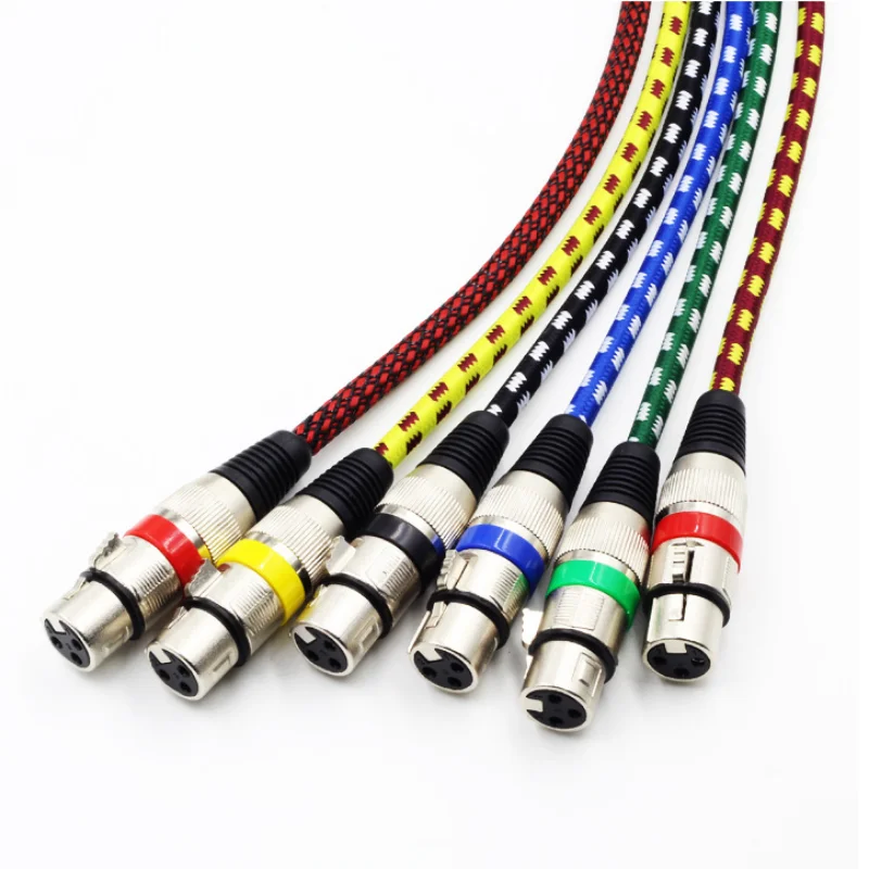 Изготовленный На Заказ кабель XLR от производителя микрофона пушка DMX инструмент гитара 6 35 мм 3 5