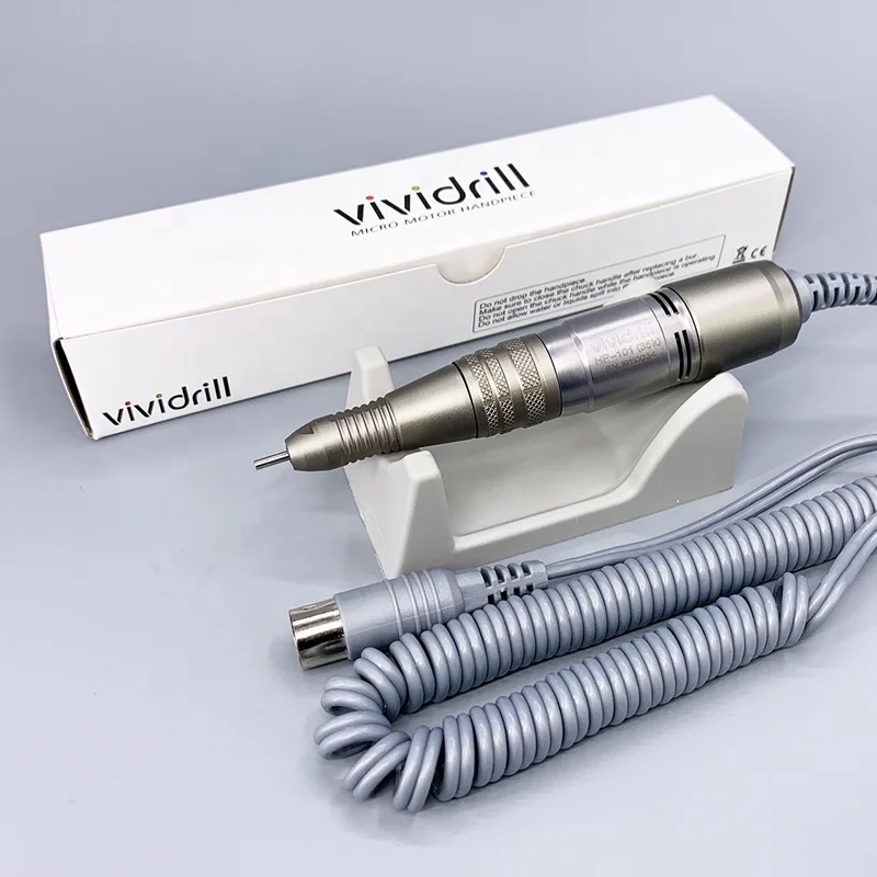 vividrill 35000 rpm micromotor high speed LCD display electric drill for acrylic nails