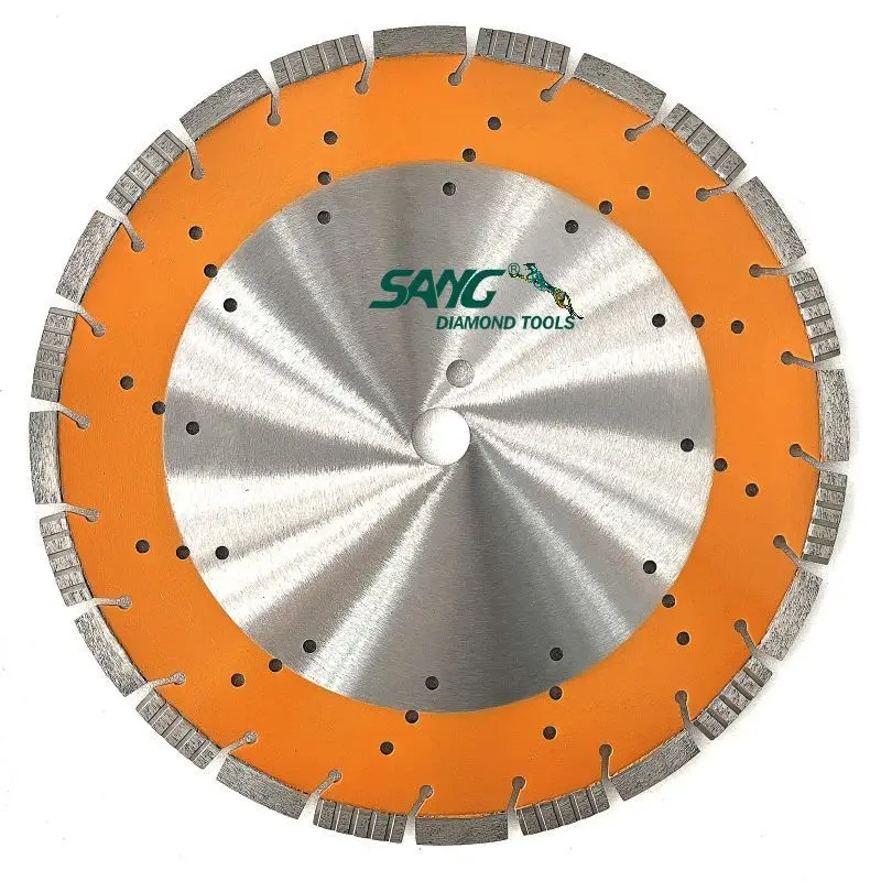 High Quality 400mm Laser Welded Cutting Tools Diamond Cutter Saw Blade For Cured Concrete