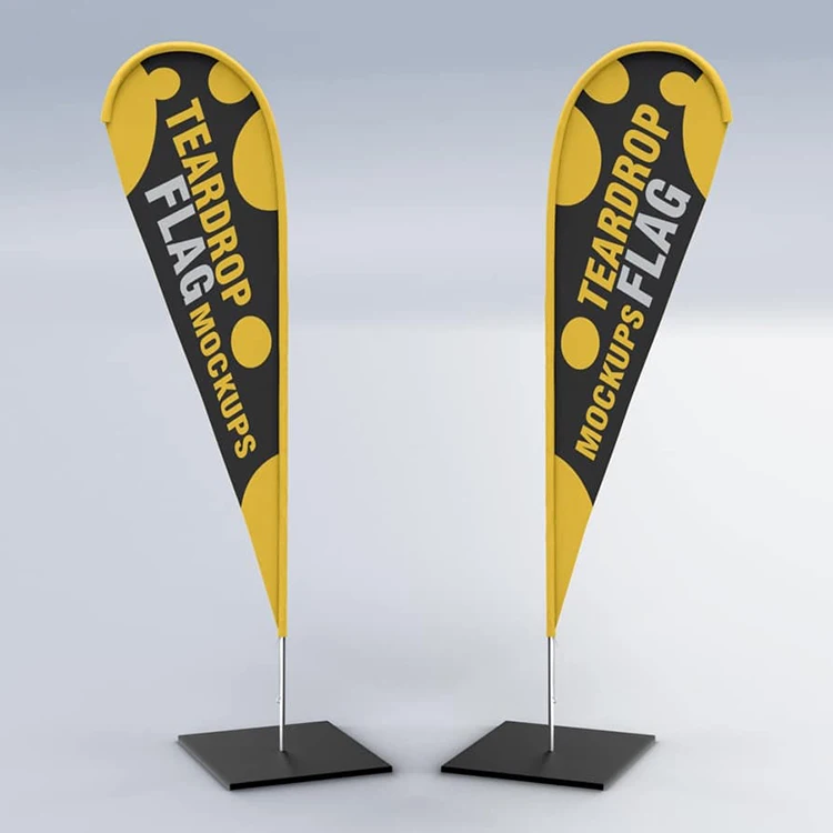 business advertising banner printed custom flags teardrop flag beach banners beach flags with double sides printing