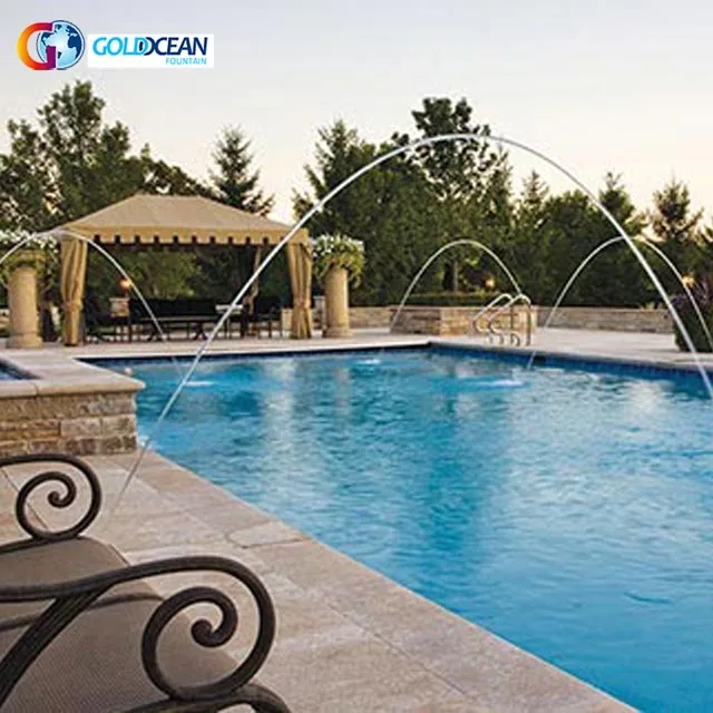 Outdoor Pool Decorative Laminar Jets Swimming Pool Water Fountain