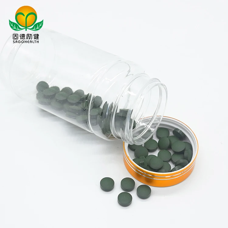 GMP Factory Supply Organic Spirulina and Chlorella Mixed Tablet