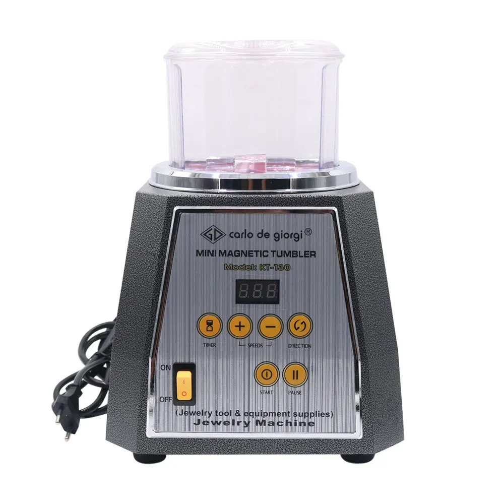 Factory Outlet Lasting Magnetic Tumbler Machine KT-130 Jewelry Cleaner Magnet Polish Machine
