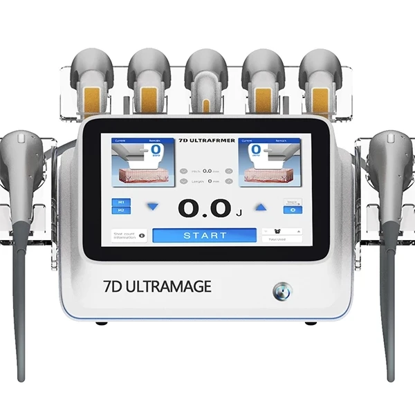 Portable 20000 shots Korea HIFU 7D Face Lifting Anti-wrinkle Machine 7d hifu Machine