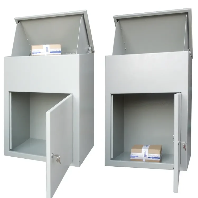 Hot sales Supplier Outdoor Big Wall Mounted Garden Iron Mail Post Drop Box Key Lock Wall Mailbox