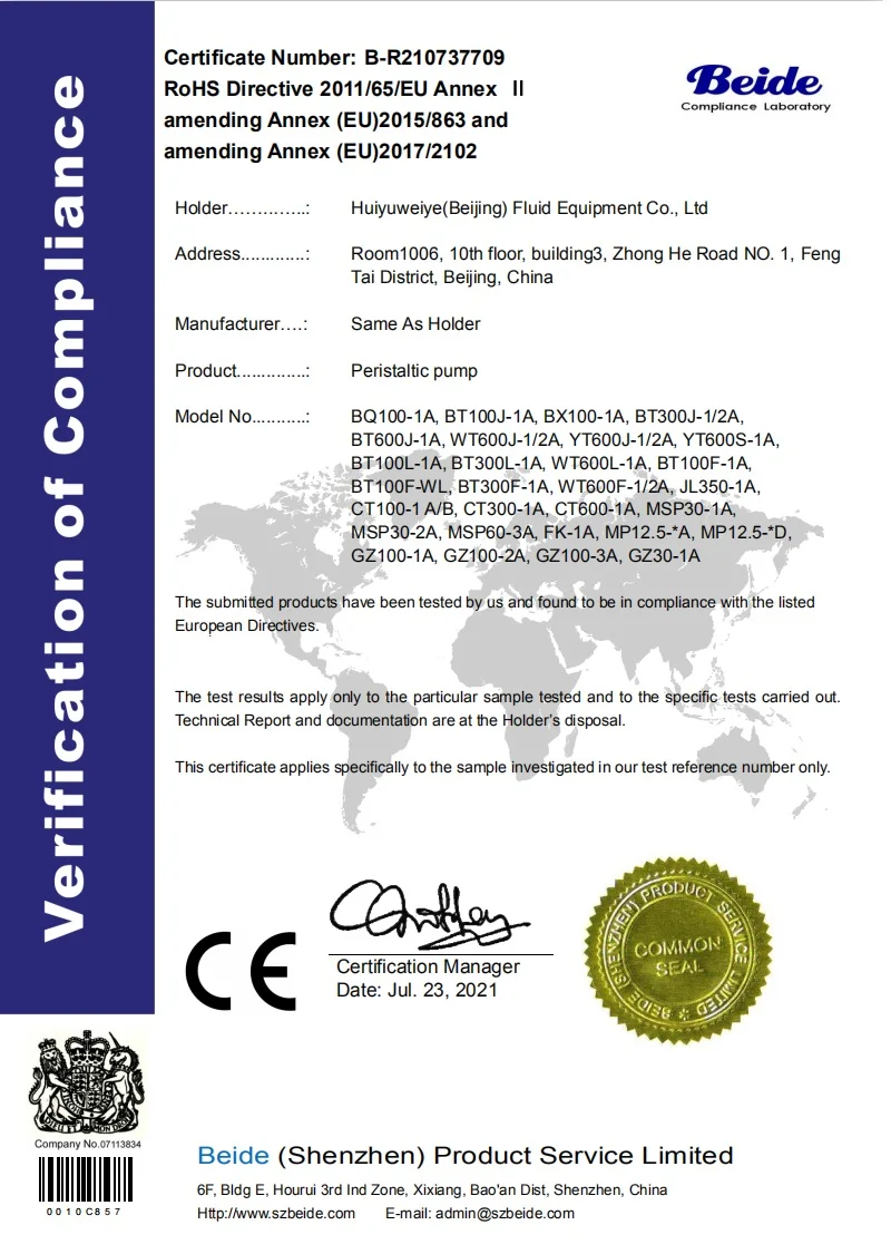 linear peristaltic pump