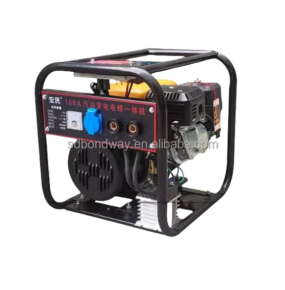 Portable Electric Stick Welding Machine Diesel & Gasoline Powered for Construction Industries with Engine Included