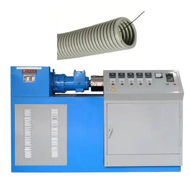 LDPE HDPE plastic corrugated pipe production line