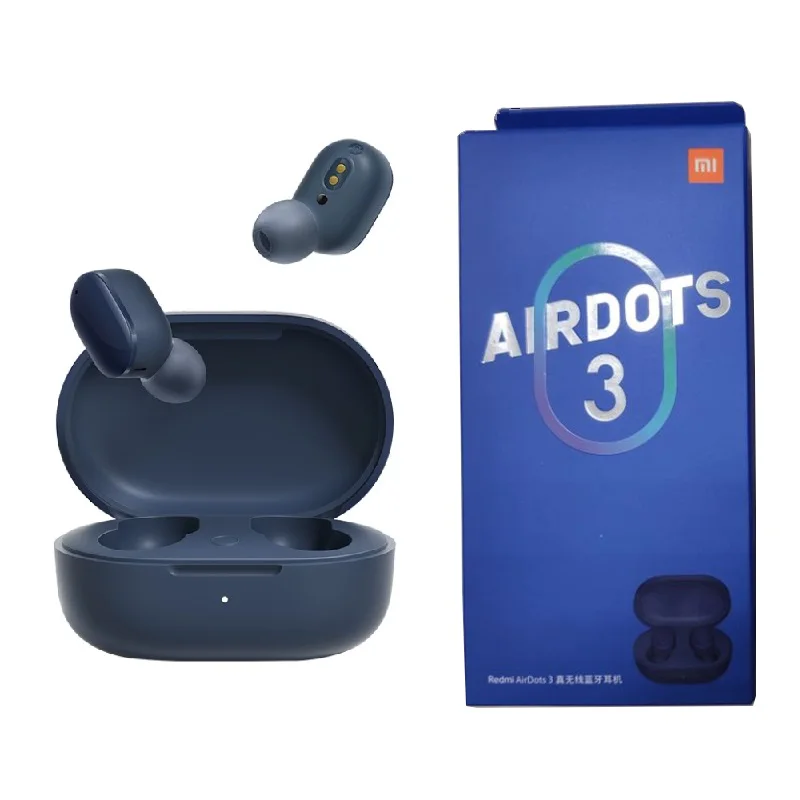 New Technology 2021 Xiaomi Redmi Airdots 3 Blue Tooth Ear Buds Head Phone Airbuds Pro Hedphone Air Bud Blutooth Headset Earbud