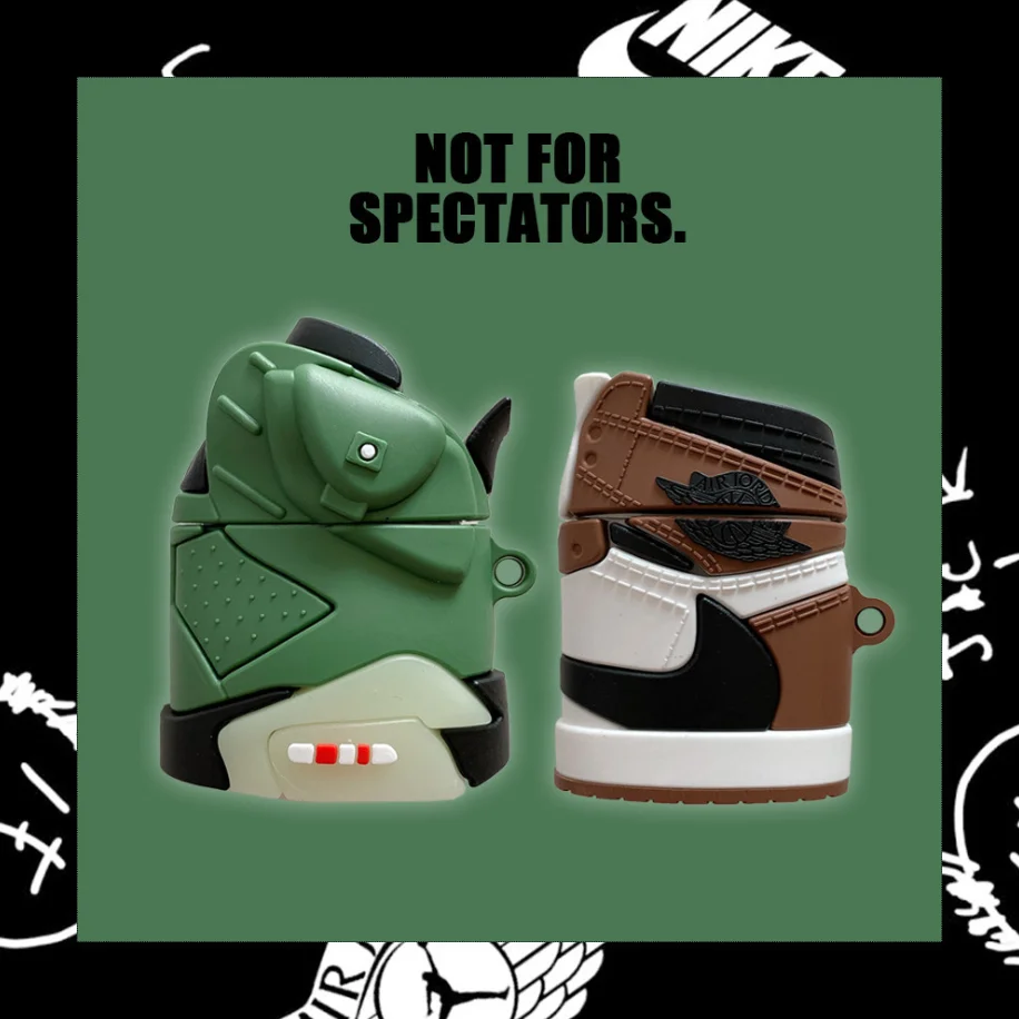 For Airpods 1 2 Pro 3 Jordan Shoes Case Skin