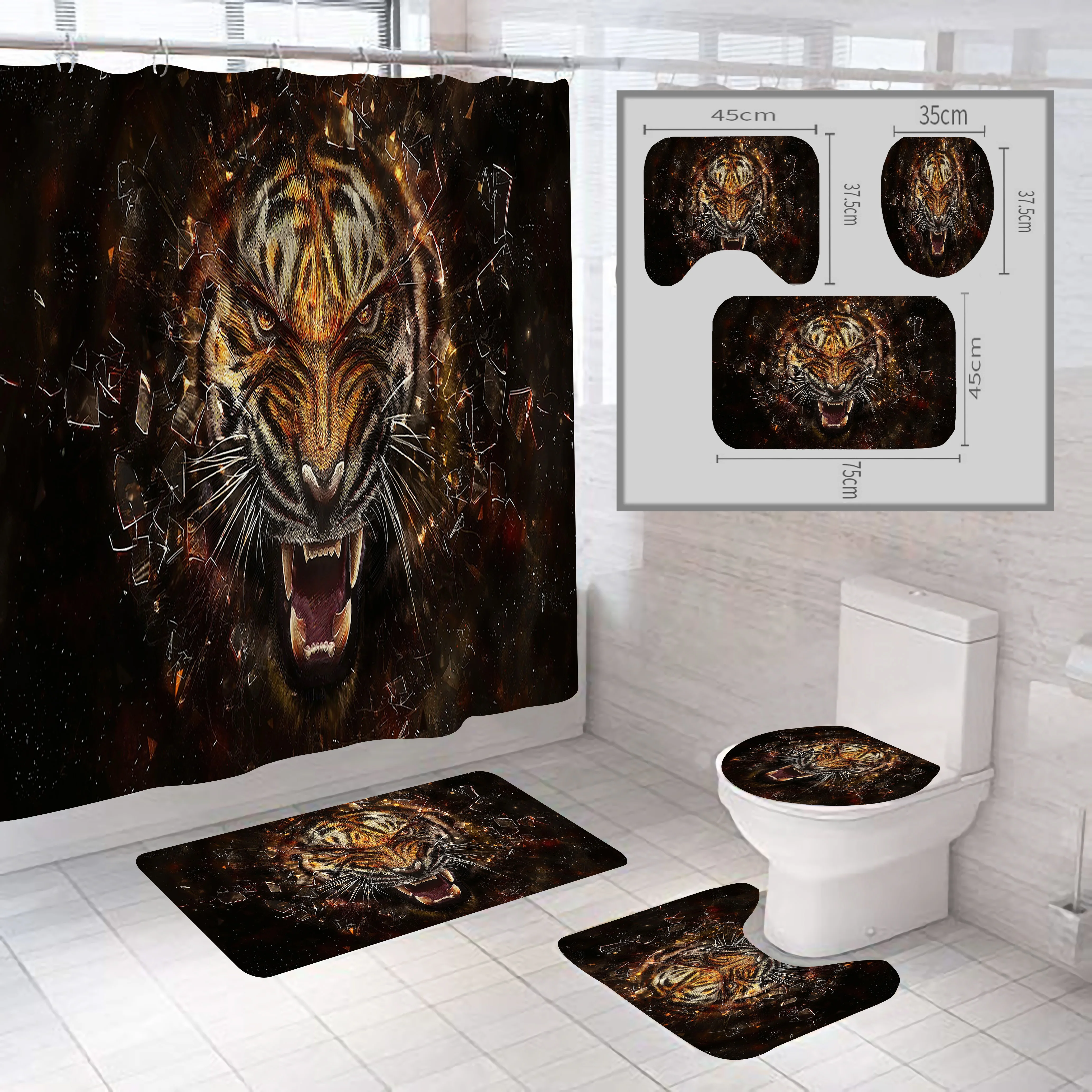 Набор для ванной комнаты с 3D-печатью