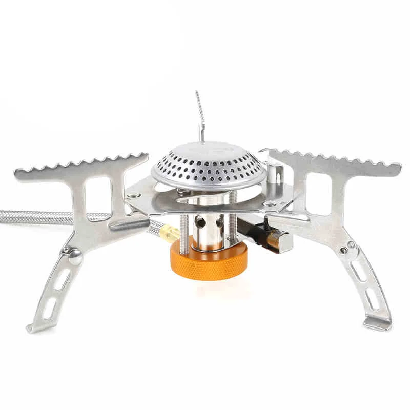 Outdoor Cooking Gasfornuis Burner Cooker Stainless Steel Mini Camping Gas Stove