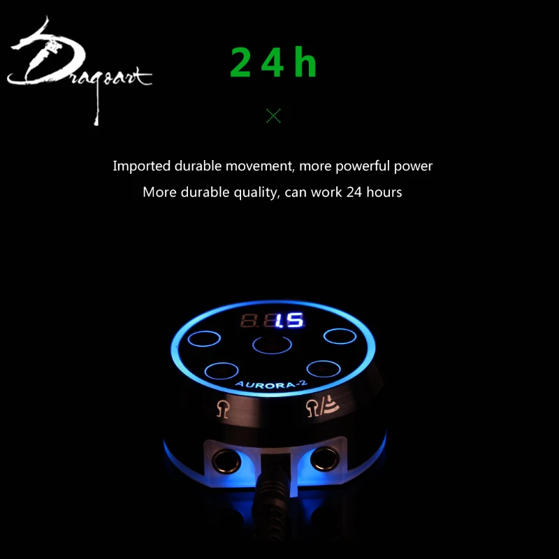 Precise Digital Dual Mode 3.4A Aurora II Tattoo Equipment For Pen Professional Power