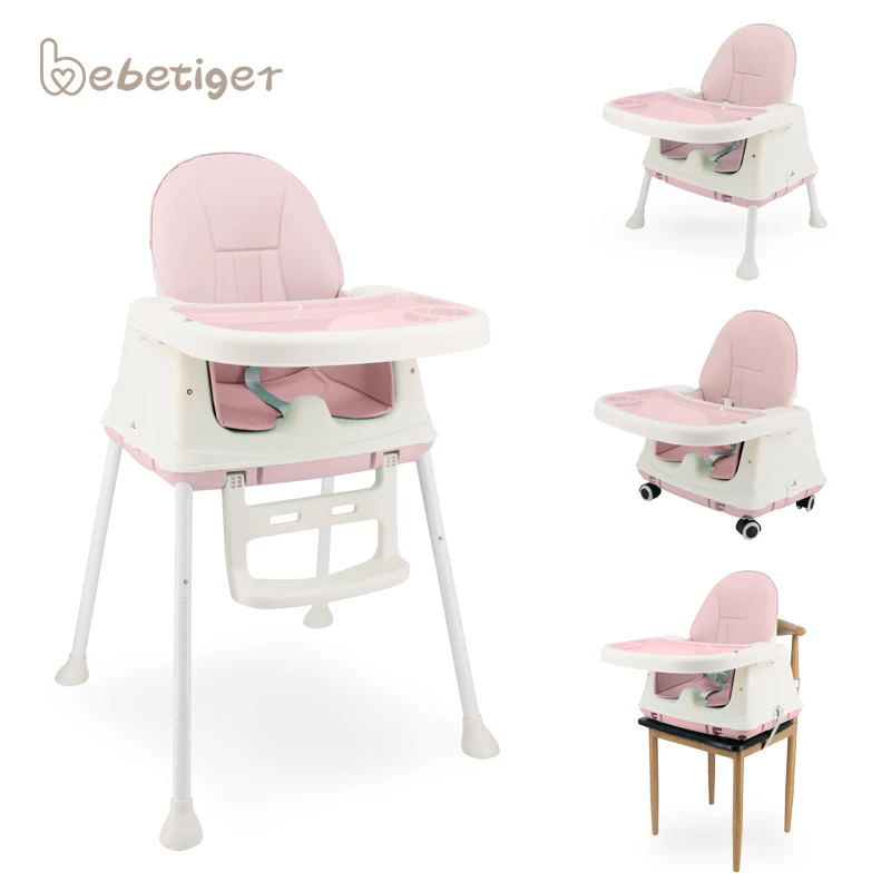 Baby High Feeding Chair Portable Kids Table Foldable Dining Chair Adjustable Cheap Baby High Chair