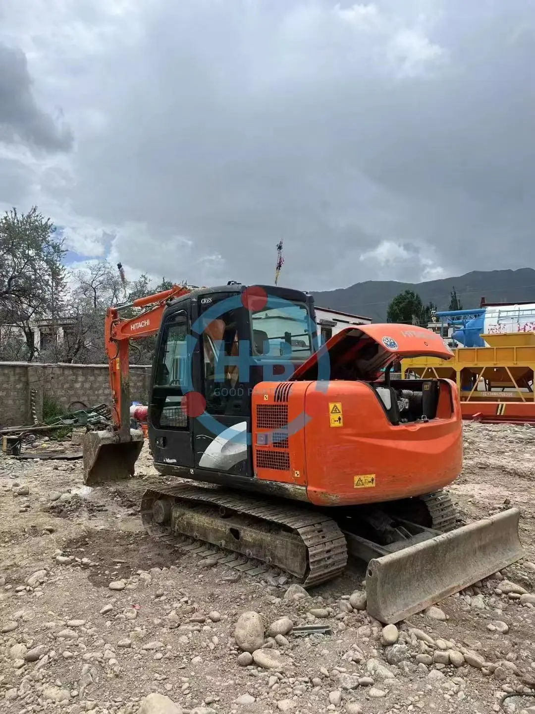 Японский Подержанный мини-экскаватор Hitachi ZX60 Zaxis 60 экскаватор ZX60-5A
