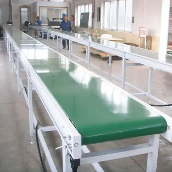 Industrial Food Grade Curve Incline PU PVC Belt Conveyor Machine