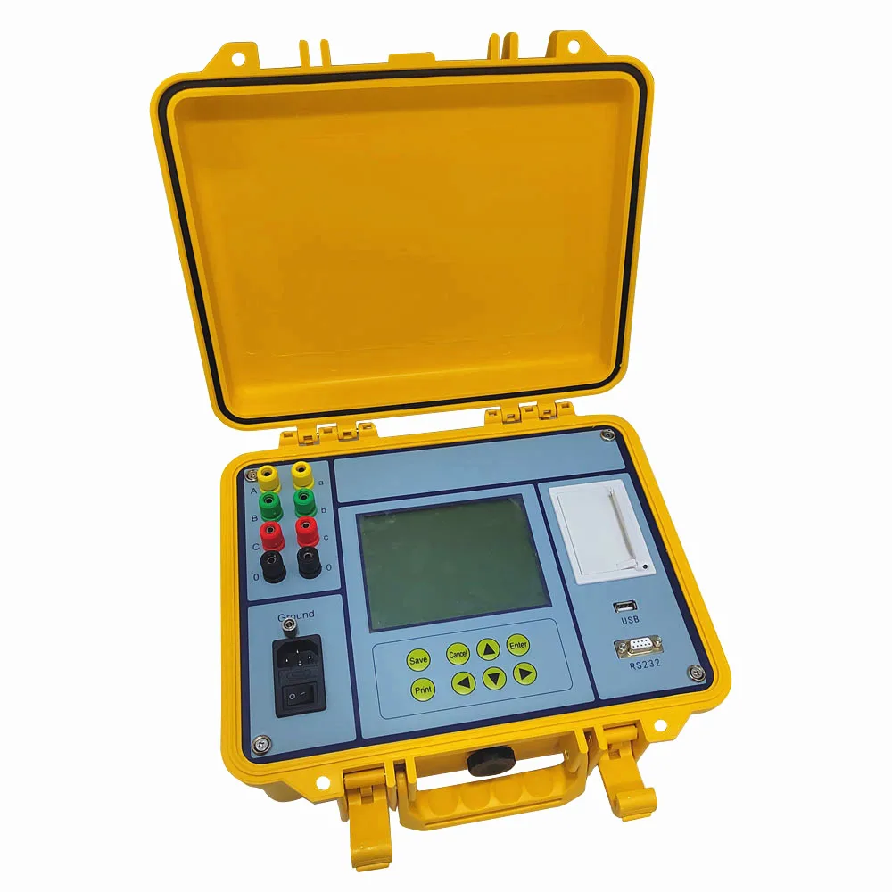 Portable TTR Tester Automatic Transformer 3 Phase TTR Turns Ratio Meter Automatic Transformer Turns Ratio Meter Test Instrument