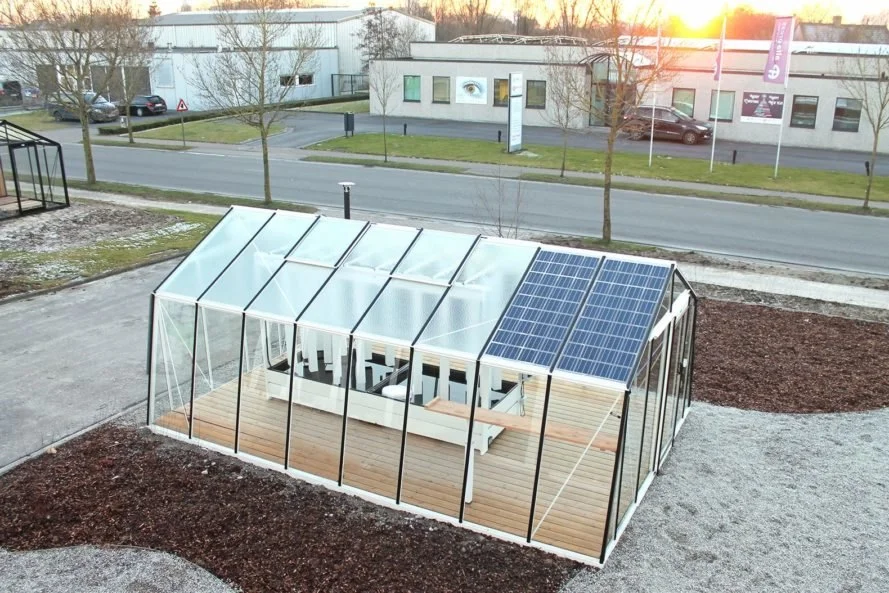 Chinese manufacturer supply Brick Wall Solar Greenhouses with Insulation