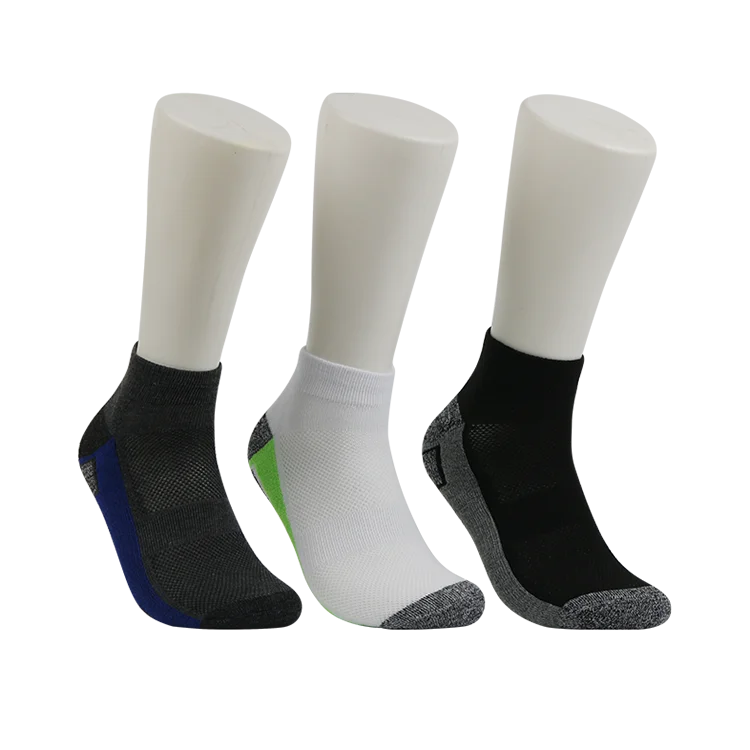 wholesale ankle summer men thin mesh cotton white black low cut polyester sport socks crew Exercise socks