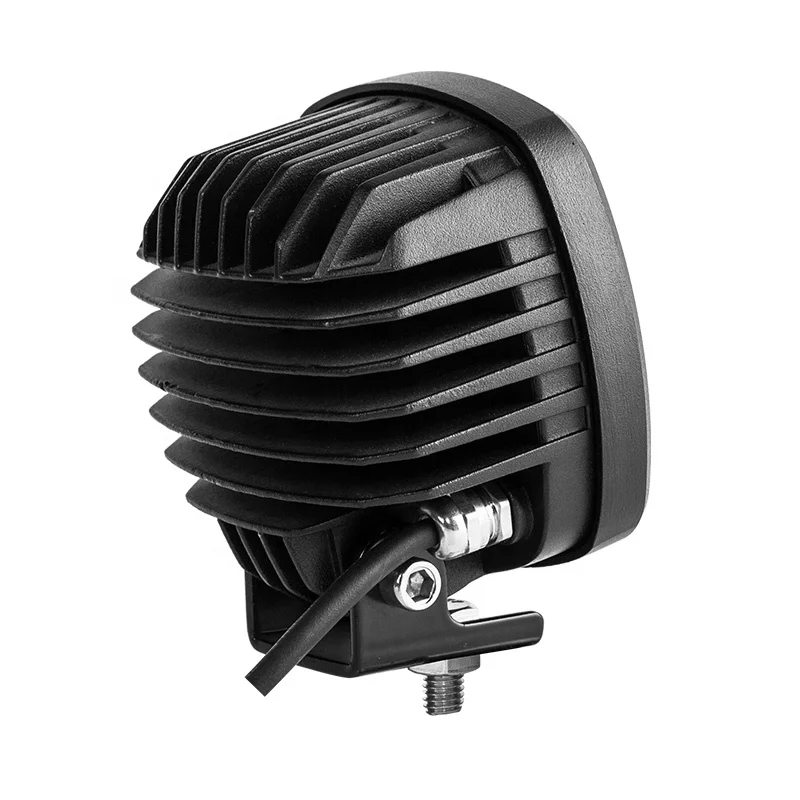 Round Flood Beam 12/24 Volt 50W SUV ATV 12V Round 4 inch Offroad Led Driving Light Tractor LED Work Lamp