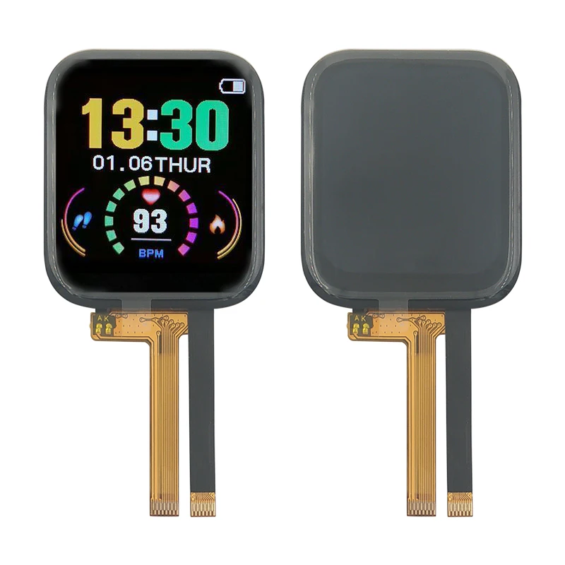 1.7 inch 240x280 IPS lcd display 4W SPI Capacitive touch screen for smart watch