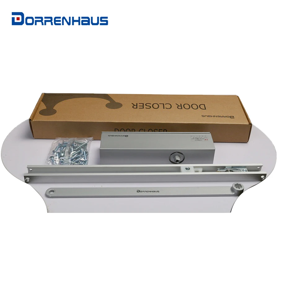 DORRENHAUS D2025H Adjustable EN2-5 Overhead Sliding Track Arm Door Closer For Commercial Doors