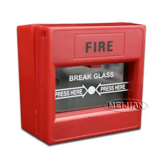 Hot sell home/commercial area/hotel/school use fire break glass with Waterproof Cover