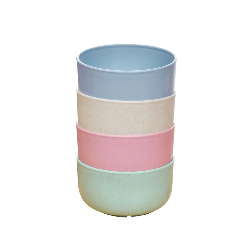 Small Fiber Dinner Cereal Soup Set Kid Nordic Salad Rice Noodle Large Ramen Wheat Straw Mixing Bowl