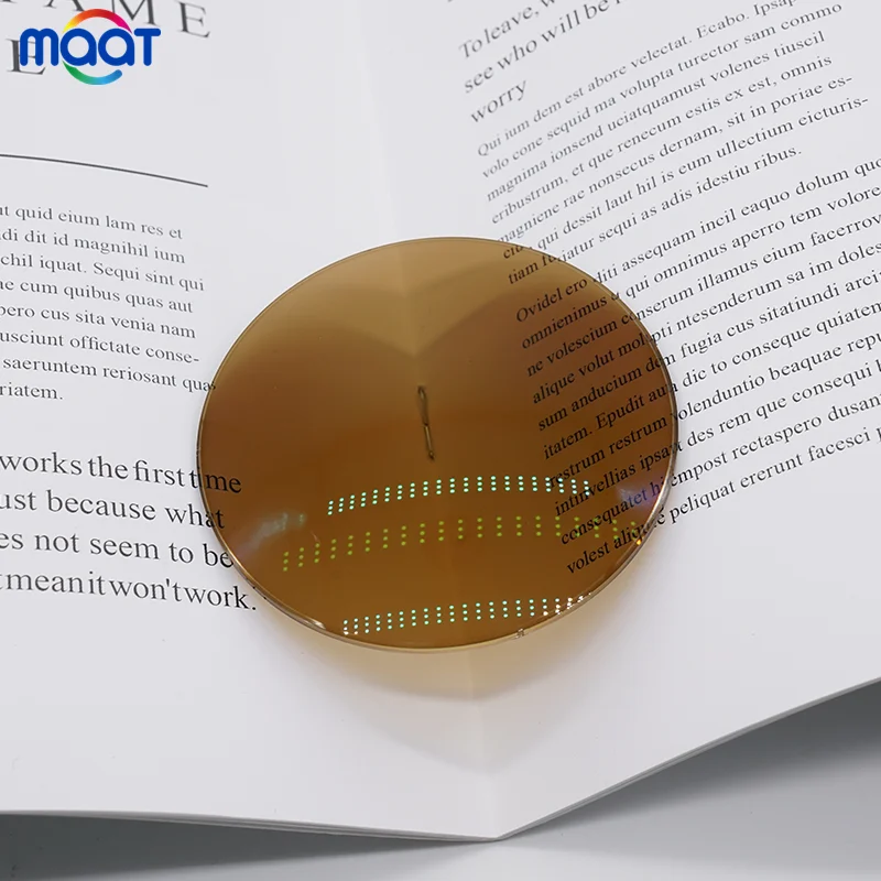maat comfortable 1.56 HMC photo brown photochromic stock resin lenses
