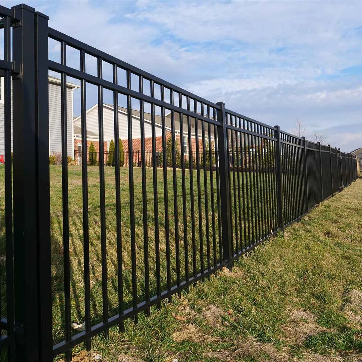 
Galvanized Spear Top Picket Garden Square Tubular Fence 