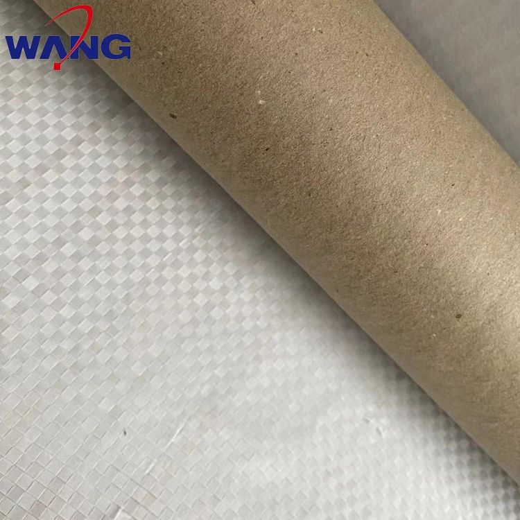 Waterproof and tear resistant woven plastic laminated high strength board Steel packing kraft paper