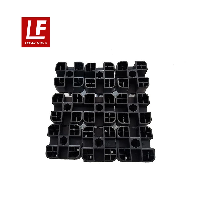 Folding Wood Working table with 9 stand legs outdoor using