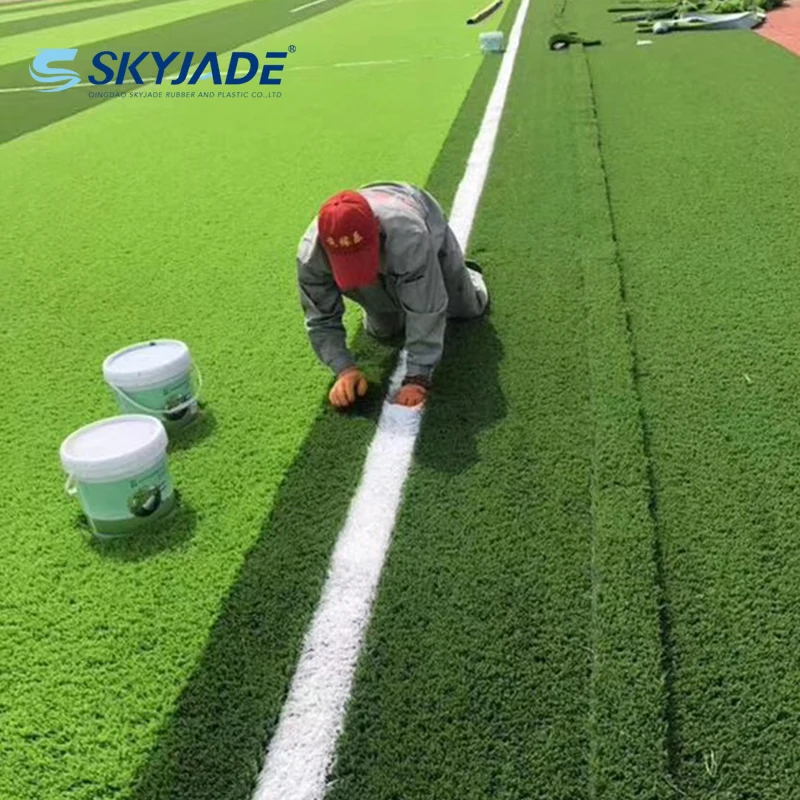 Bi-Component A+B Type Glue for Artificial Grass Turf for Soccer and Football for Sports Made from PP and PE Material