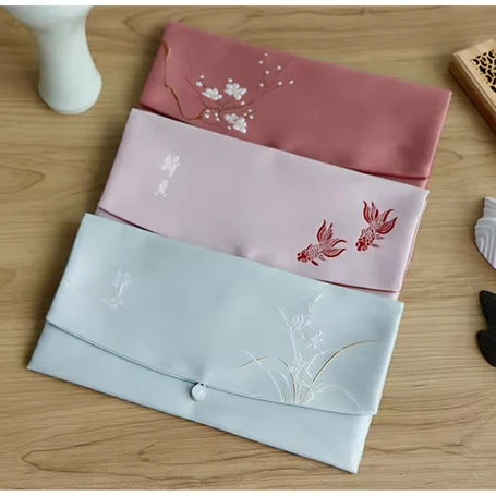 High-end Envelope Bag for Women Handbags Female Phone Purse Retro Fashion Embroidered Wristlet Bags Wallet Sac a Main