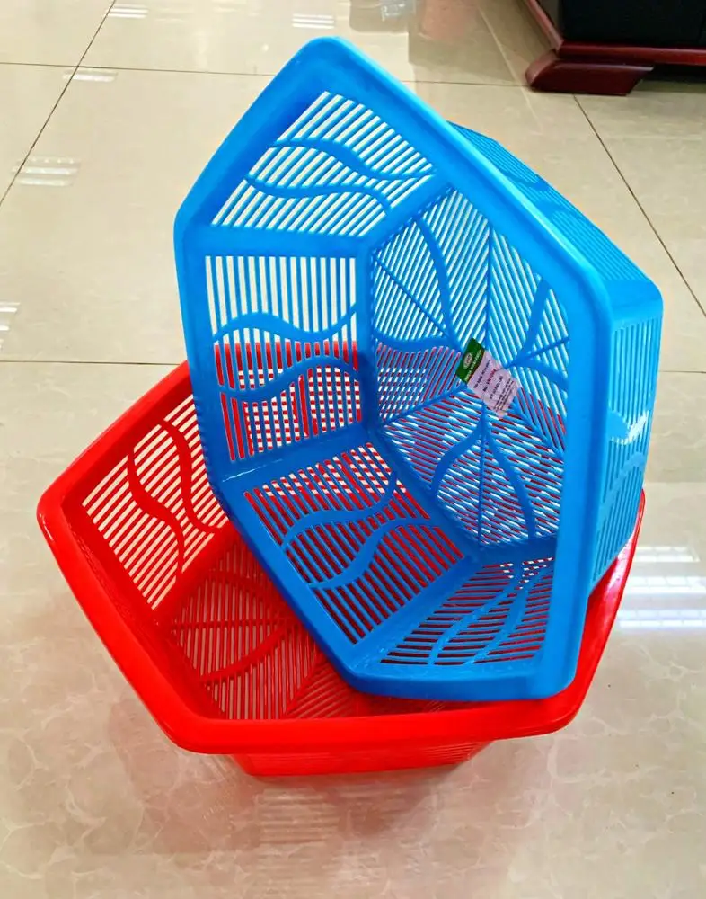 High Quality Plastic Hexagon Basket ( 340* 130 )