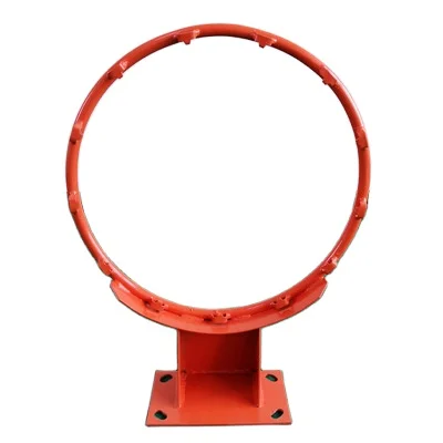 Hot sale portable movable steel basketball frame rim steel basketball hoop with net