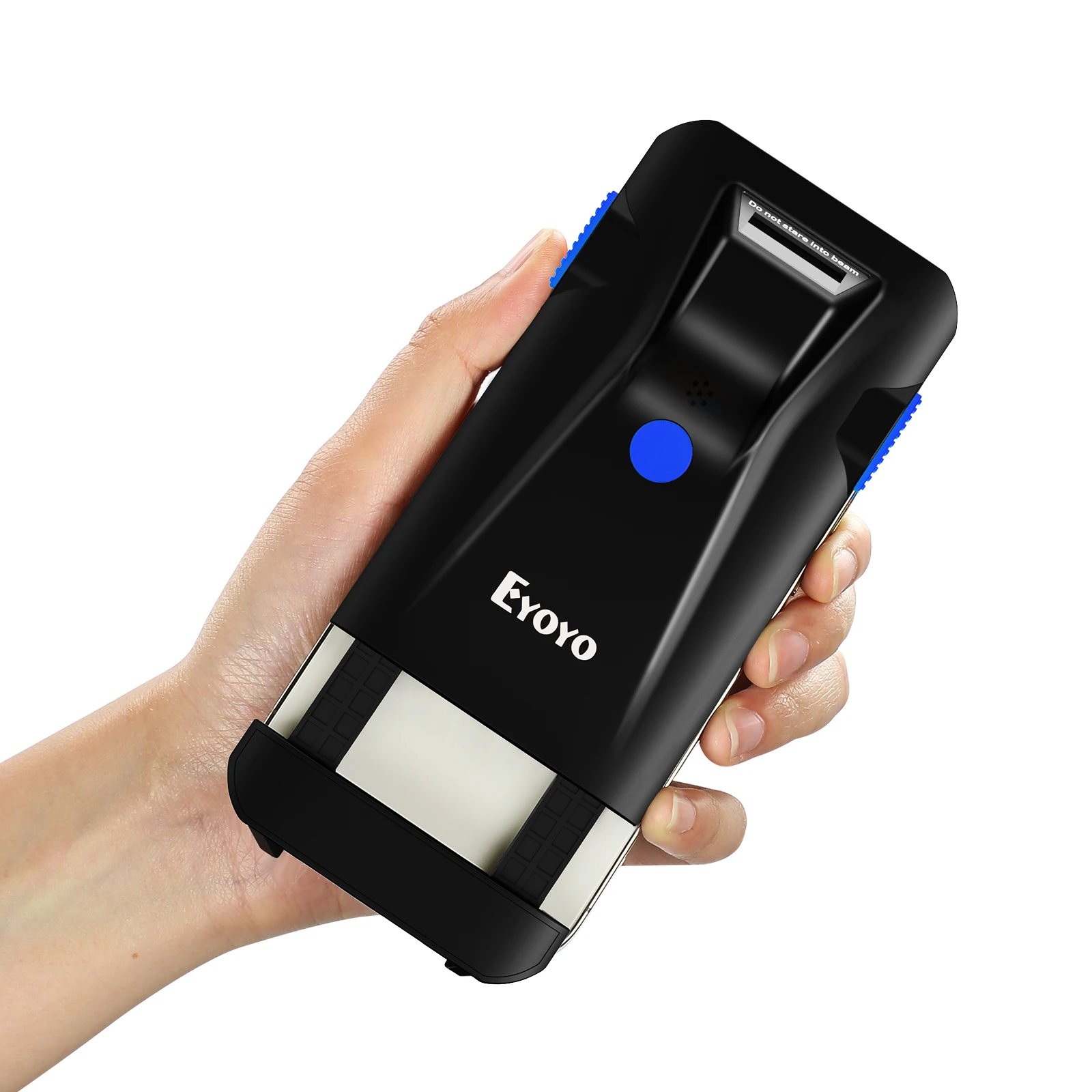 Eyoyo EY-024 Logistic Warehouse Using Wired and Wireless Phone Back Clip Handheld 1D 2D PDA Barcode Scanner for Windows MacOS