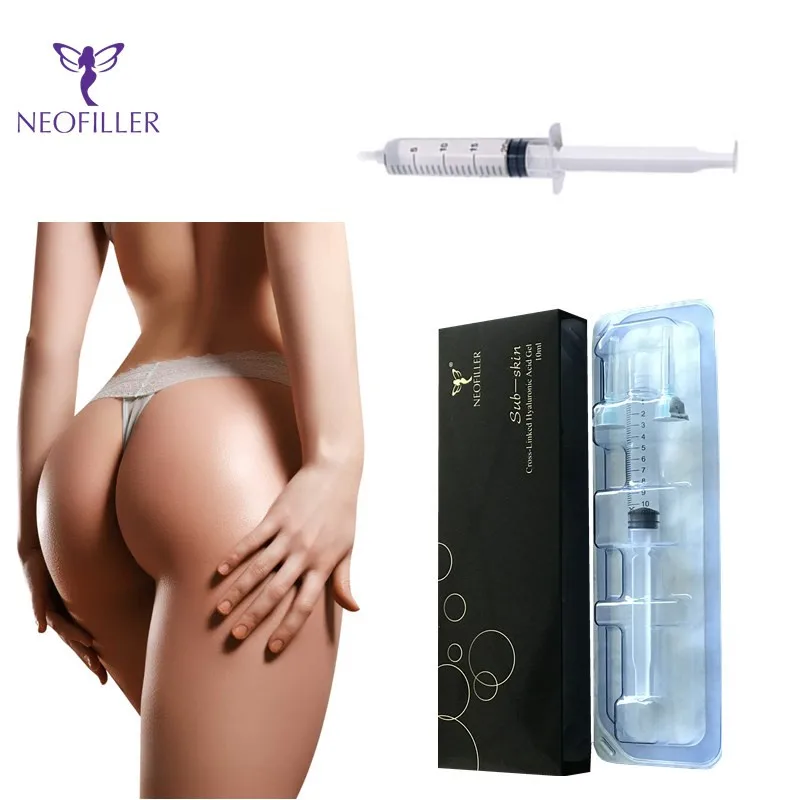big buttocks subskin injection hyaluronic acid dermal filler for enlarge breasts buttock injection