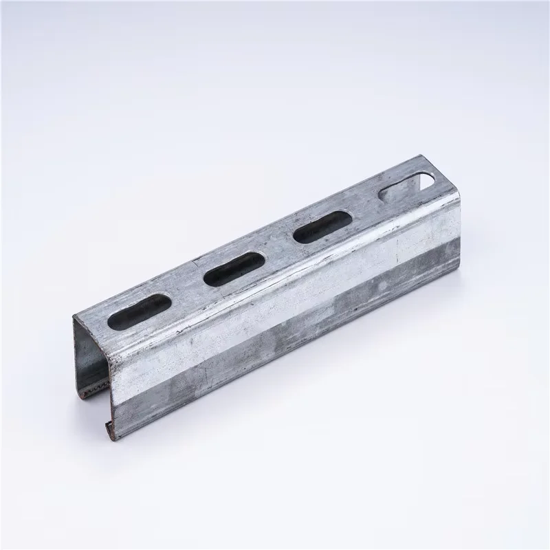 High quality Perforated Galvanized Steel Pipe C Profile Punched C Type Channel C Steel with Holes