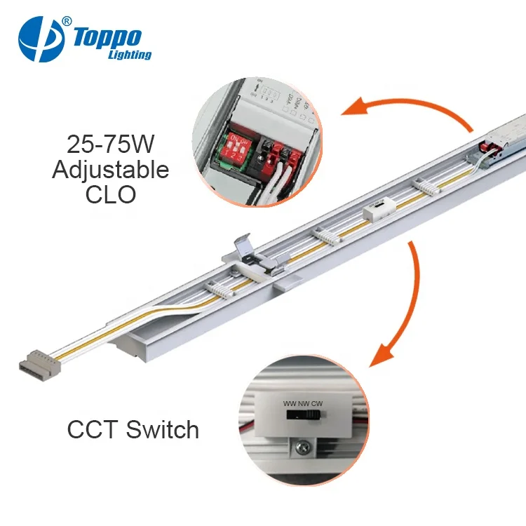Toppo Smart CLO Wattage Adjustable Tool-free Retro Flex Led Linear Light Modules