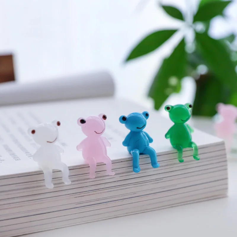 Hot Sale Glass Crafts small animal  Miniature glass animals decoration Frog figurine ornaments